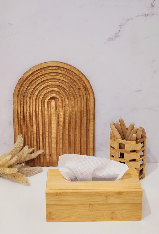 کاور دستمال کاغذی بامبو اصل وارداتی