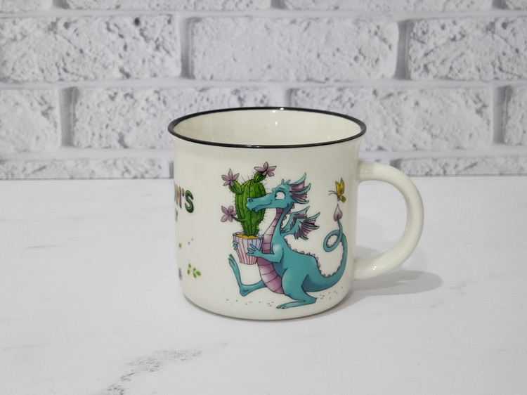 ماگ سرامیکی دسته دار دراگون