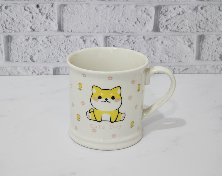 ماگ سرامیکی دسته دار کیوت داگ