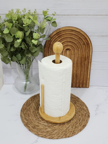 پایه دستمال ایستاده بامبو