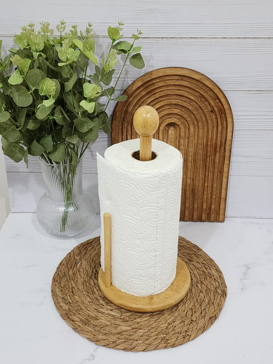 پایه دستمال ایستاده بامبو