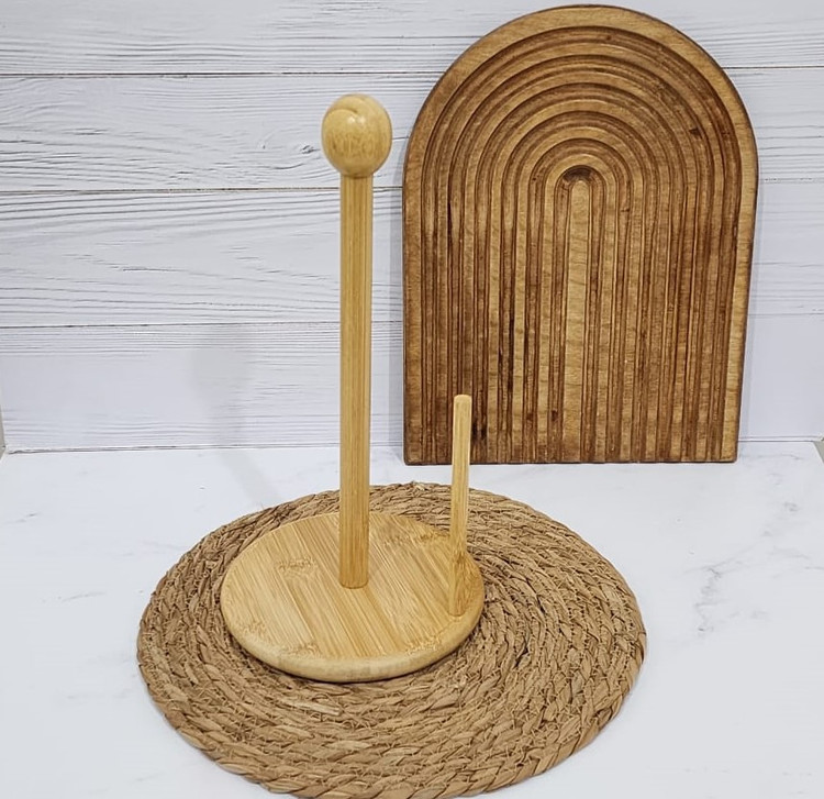 پایه دستمال ایستاده بامبو