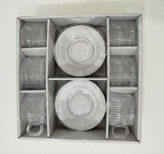 سرویس چایخوری 6عددی کریستال وارداتی مدرن