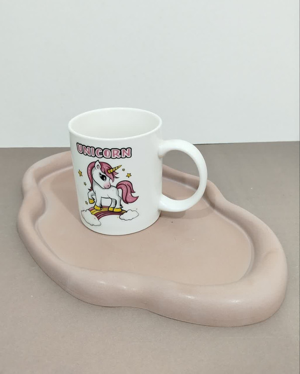 ماگ سرامیکی وارداتی امارات 400 میل مدل Unicorn