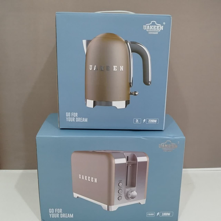 ست کتری برقی و تستر یوآکین_نسکافه ای مات