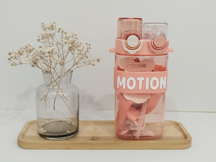 قمقمه فانتزی دو حالته طرح motion صورتی