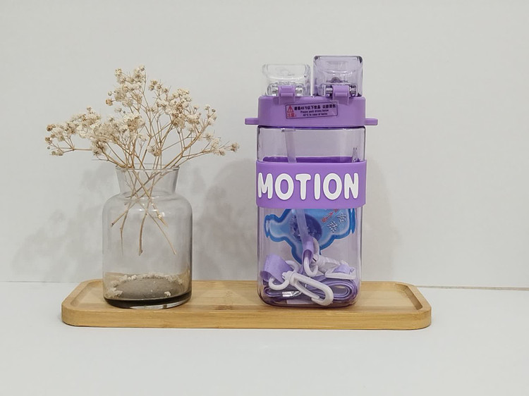 قمقمه فانتزی دو حالته طرح motion بنفش