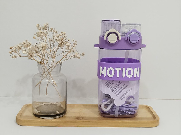 قمقمه فانتزی دو حالته طرح motion بنفش