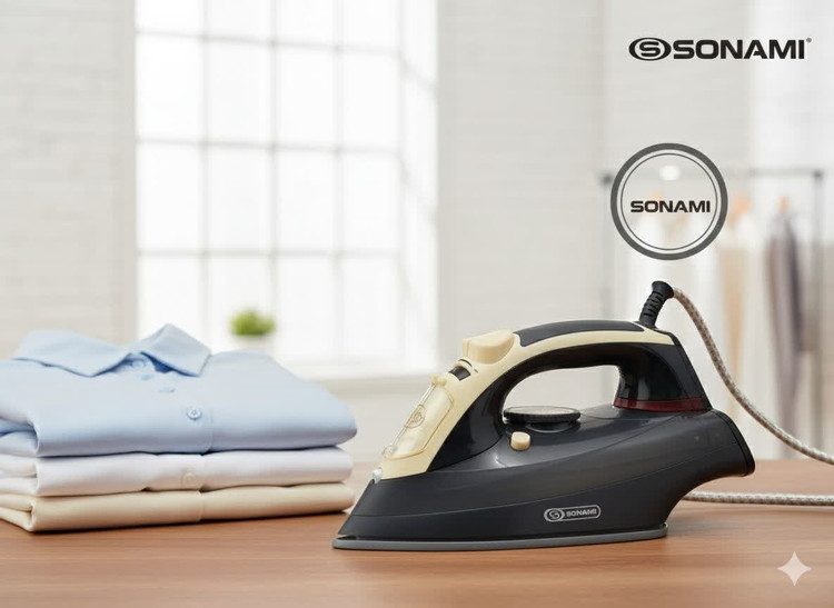اتو بخار دستی برند سونامی اتومات مدل SSI350 _کف سرامیکی