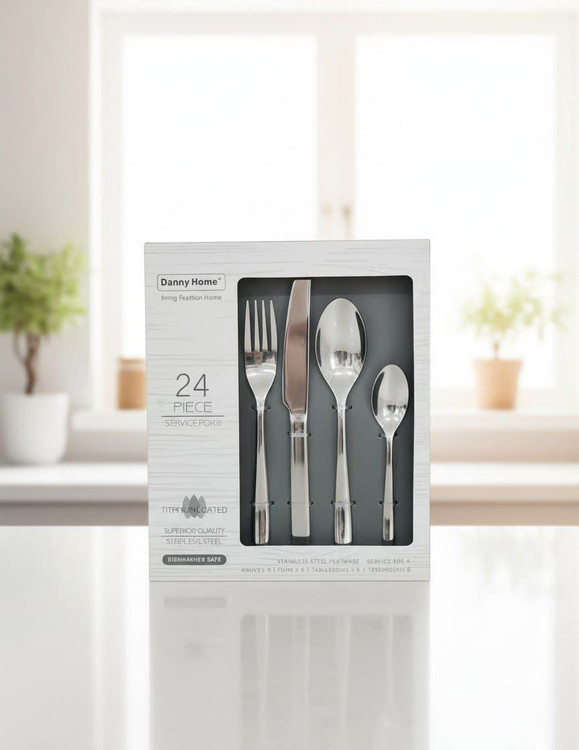 سرویس قاشق و چنگال 4پارچه دنی هوم وارداتی اصل