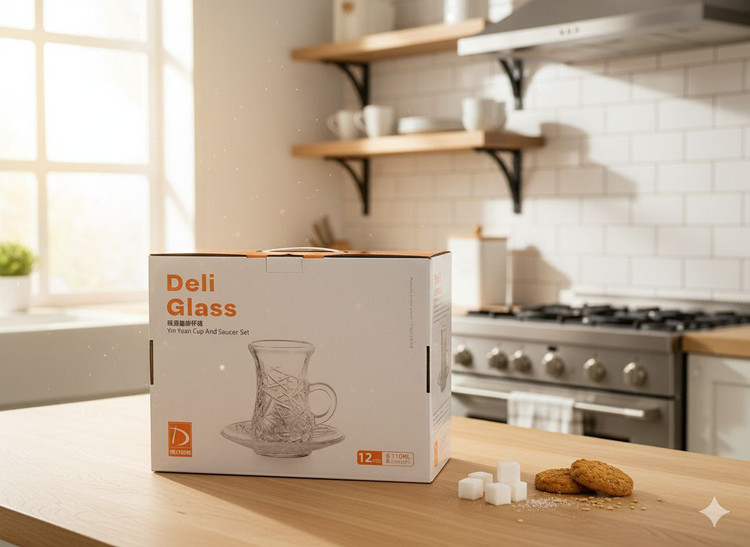 سرویس چایخوری کمرباریک کریستال